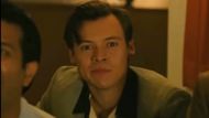 Harry Styles in one of his only few movies, Don’t Worry Darling. Image via Netflix